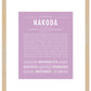Frame Options | Lilac | Maple Frame, Matted