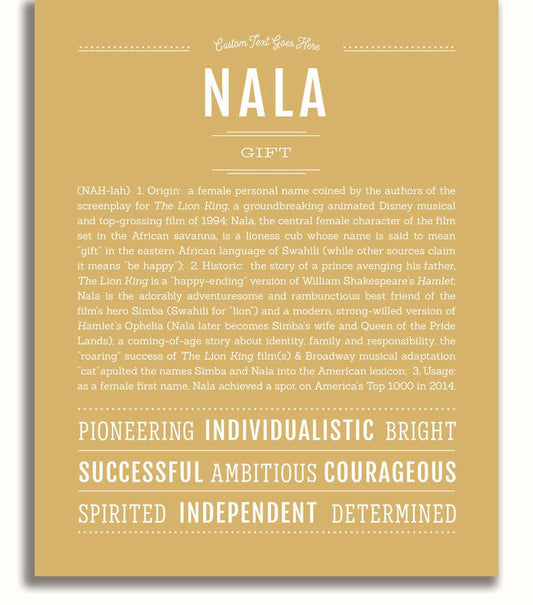 Frame Options | Matte Gold | No Frame