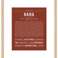 Nana | Name Art Print