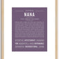 Nana | Name Art Print