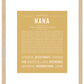 Nana | Name Art Print