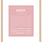 Frame Options | Dusty Rose | Maple Frame, Matted