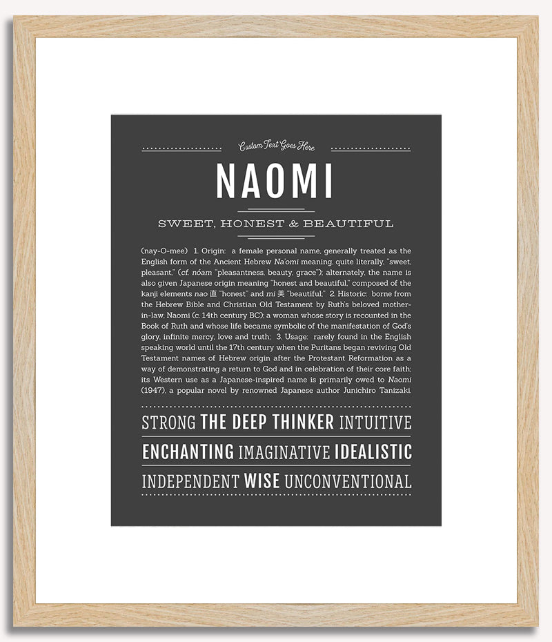 Naomi | Name Art Print