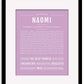 Frame Options | Lilac | Black Frame, Matted