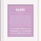 Frame Options | Lilac | White Frame, Matted