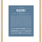 Naomi | Name Art Print