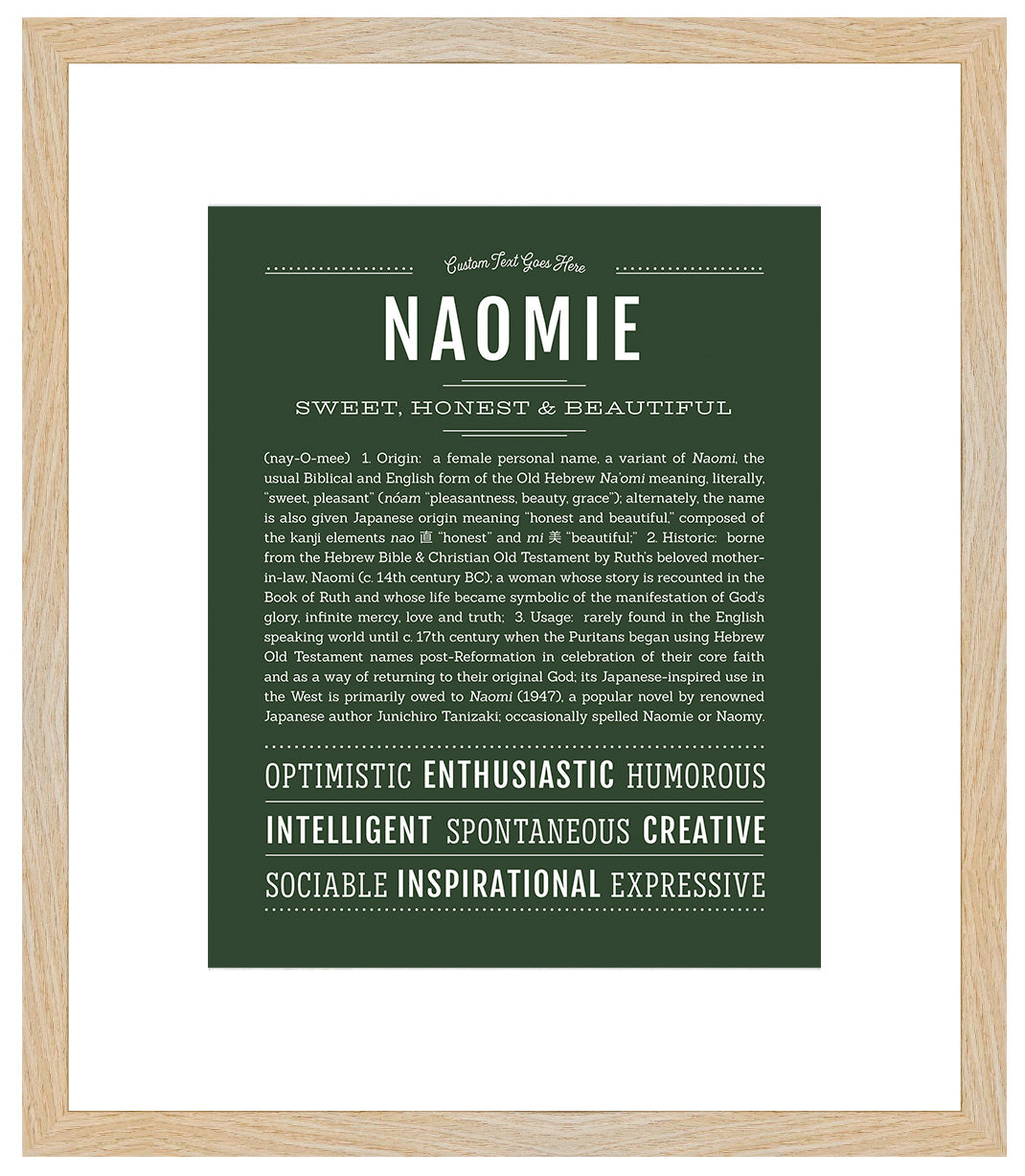 Naomie | Name Art Print