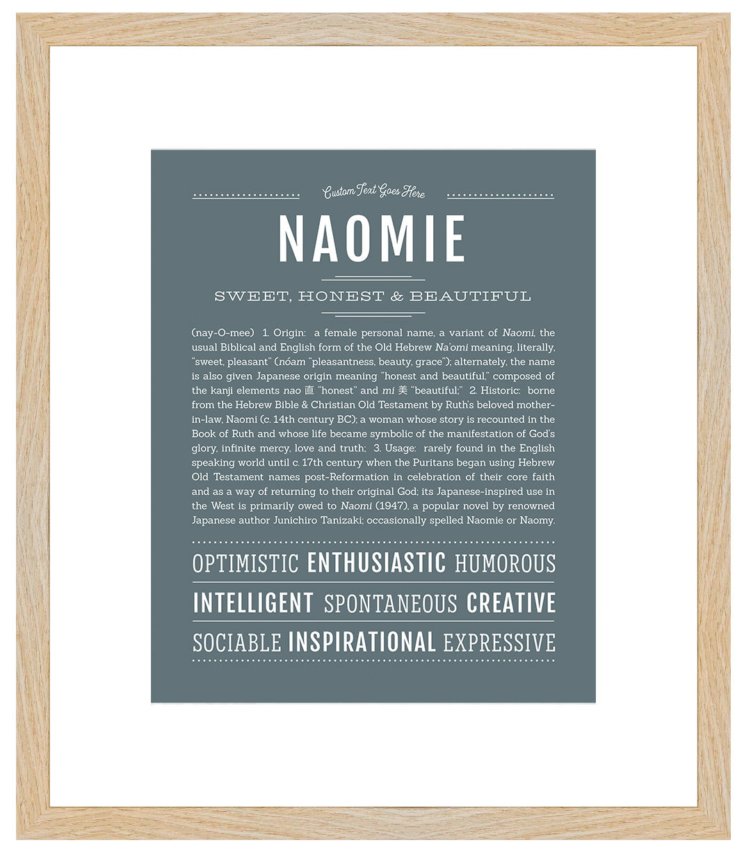 Naomie | Name Art Print