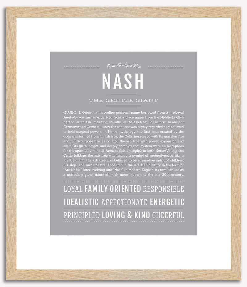 Nash | Name Art Print