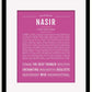 Frame Options | Dark Pink | Black Frame, Matted