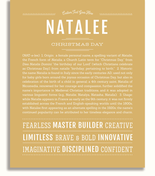 Frame Options | Matte Gold | No Frame