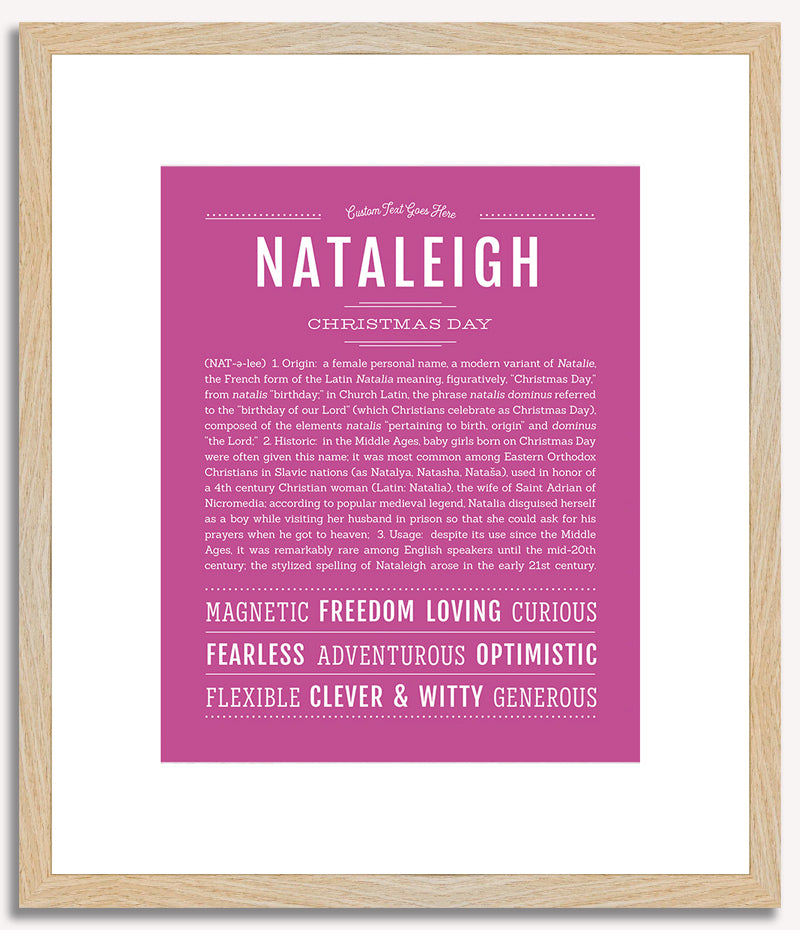 Nataleigh | Name Art Print