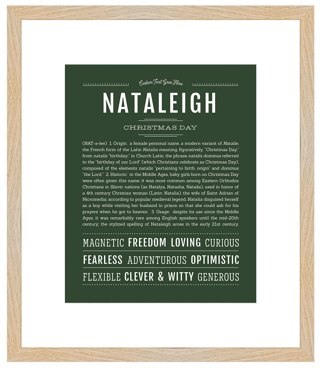 Nataleigh | Name Art Print