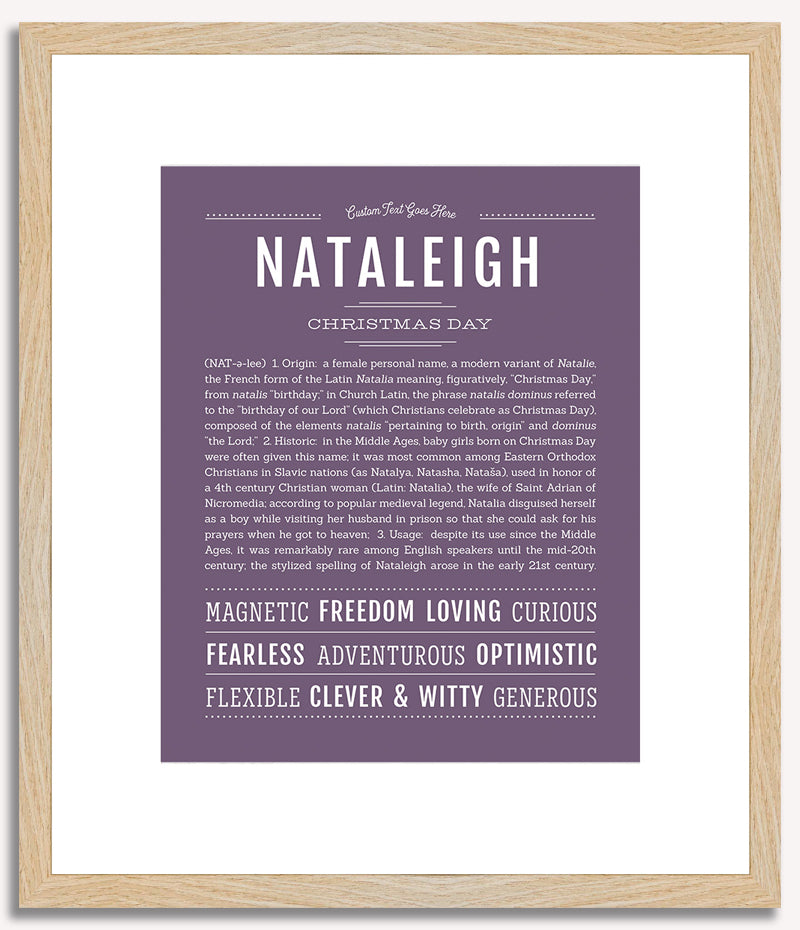 Nataleigh | Name Art Print