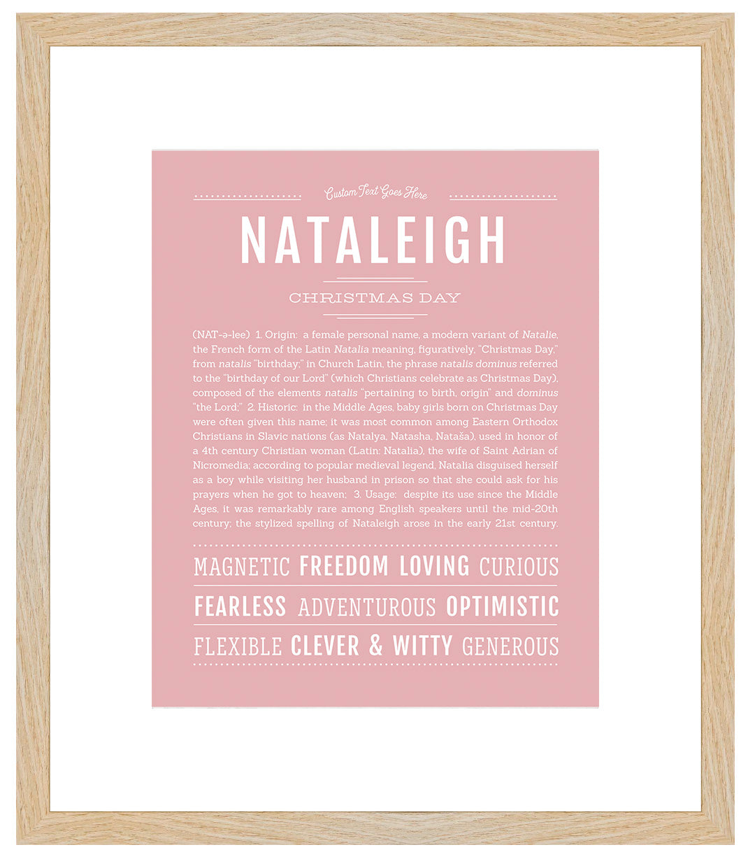 Nataleigh | Name Art Print