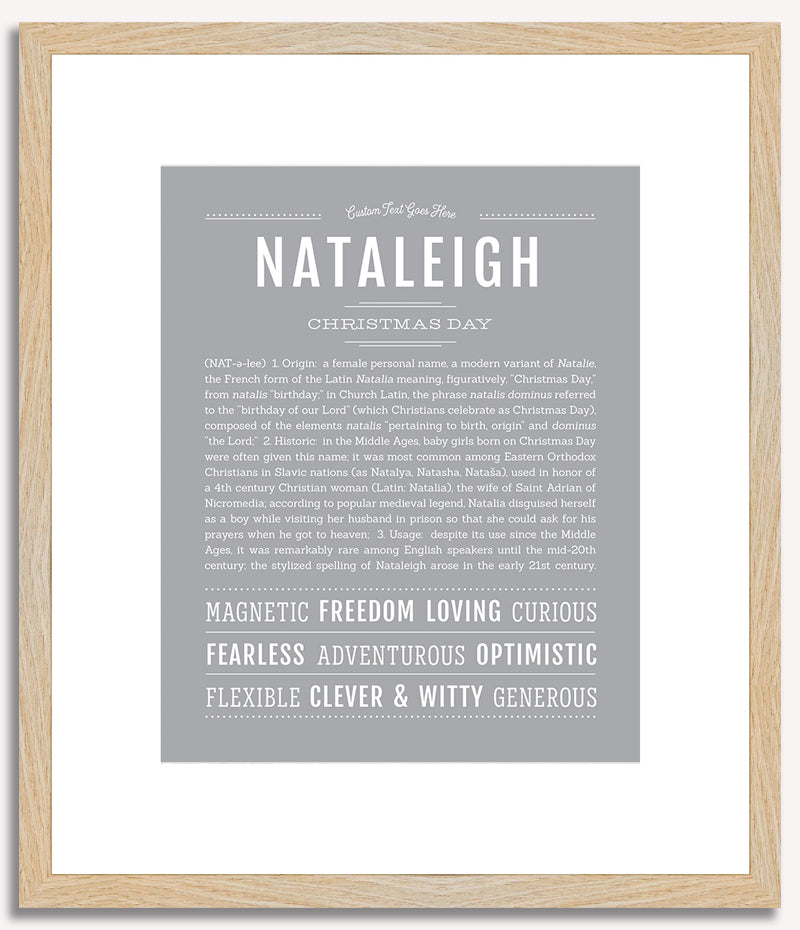 Nataleigh | Name Art Print