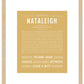 Nataleigh | Name Art Print