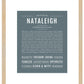 Nataleigh | Name Art Print