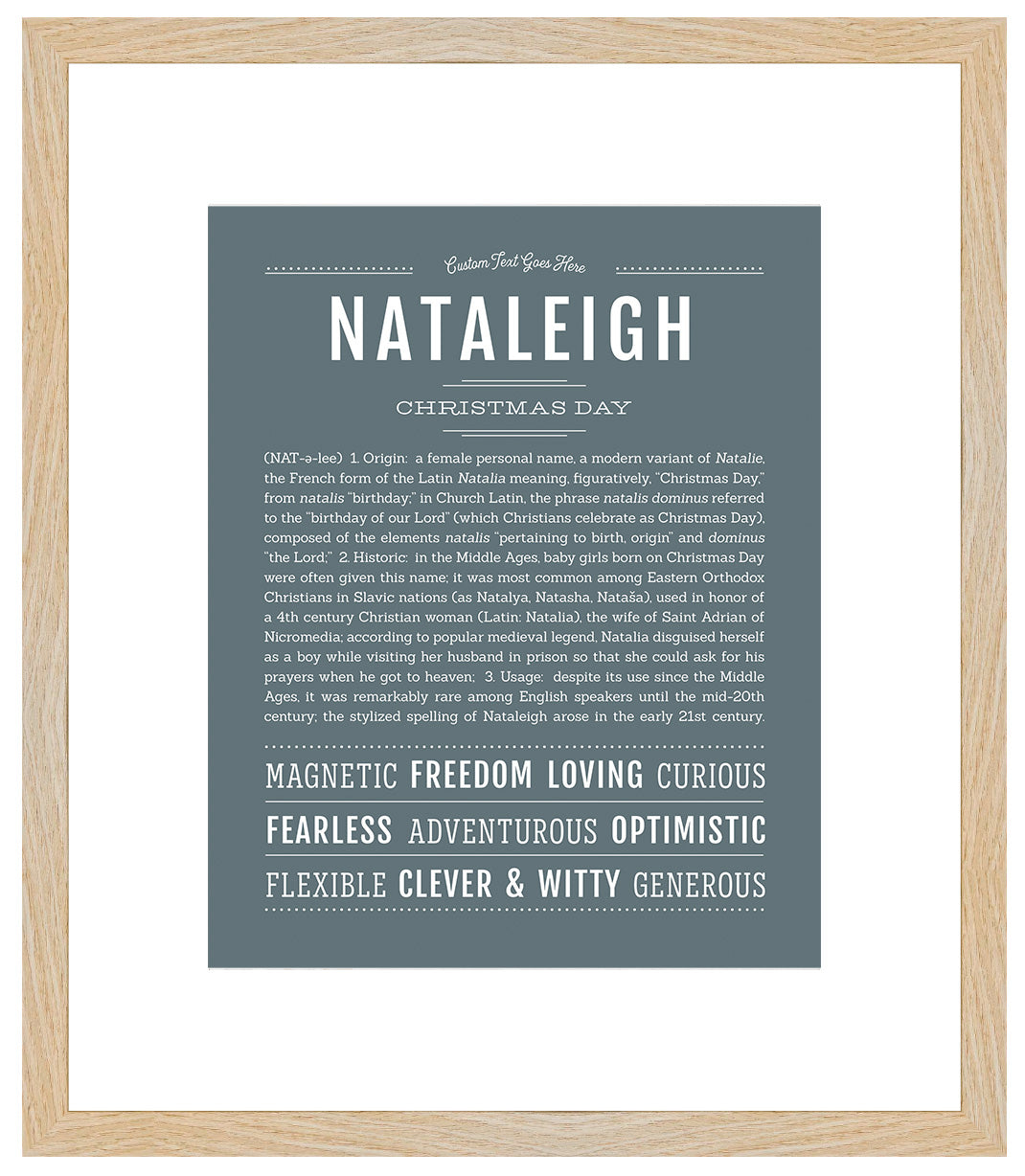 Nataleigh | Name Art Print