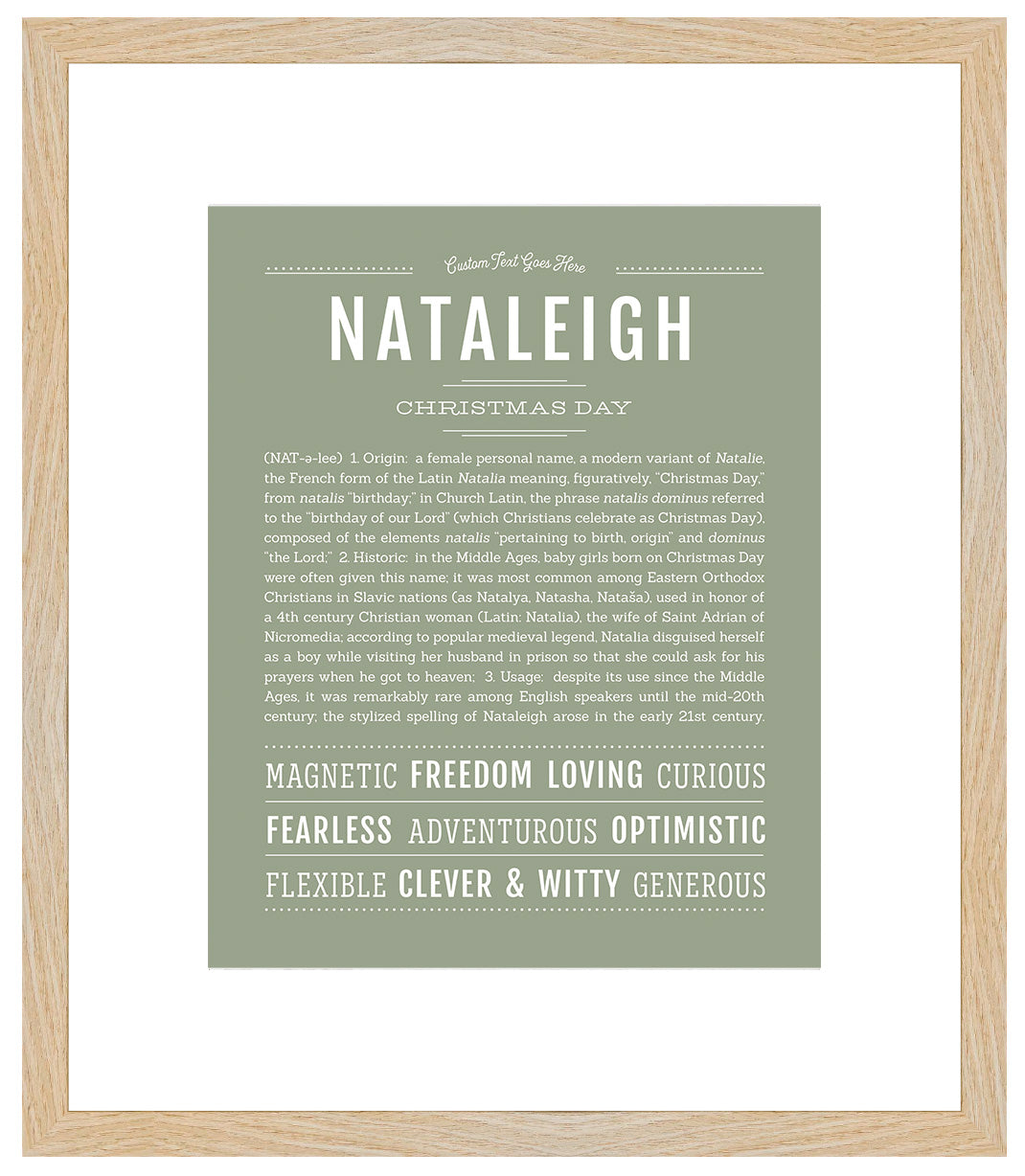 Nataleigh | Name Art Print