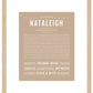 Nataleigh | Name Art Print