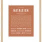 Nataleigh | Name Art Print