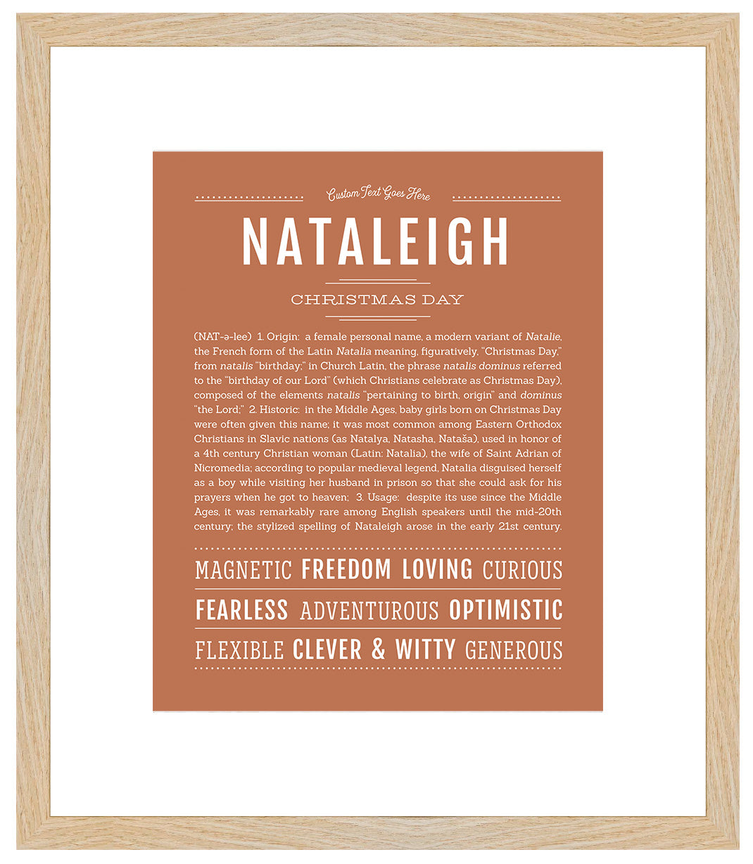 Nataleigh | Name Art Print