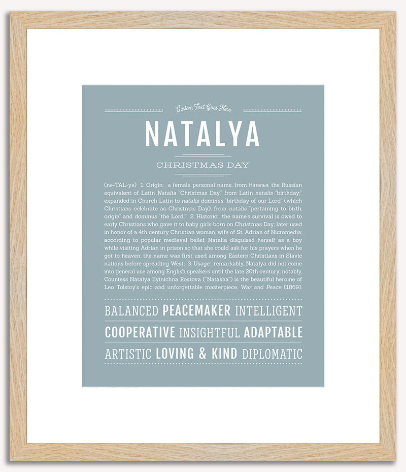 Natalya | Name Art Print