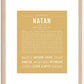 Natan | Name Art Print