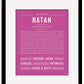 Frame Options | Dark Pink | Black Frame, Matted