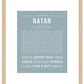 Natan | Name Art Print