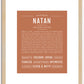 Natan | Name Art Print