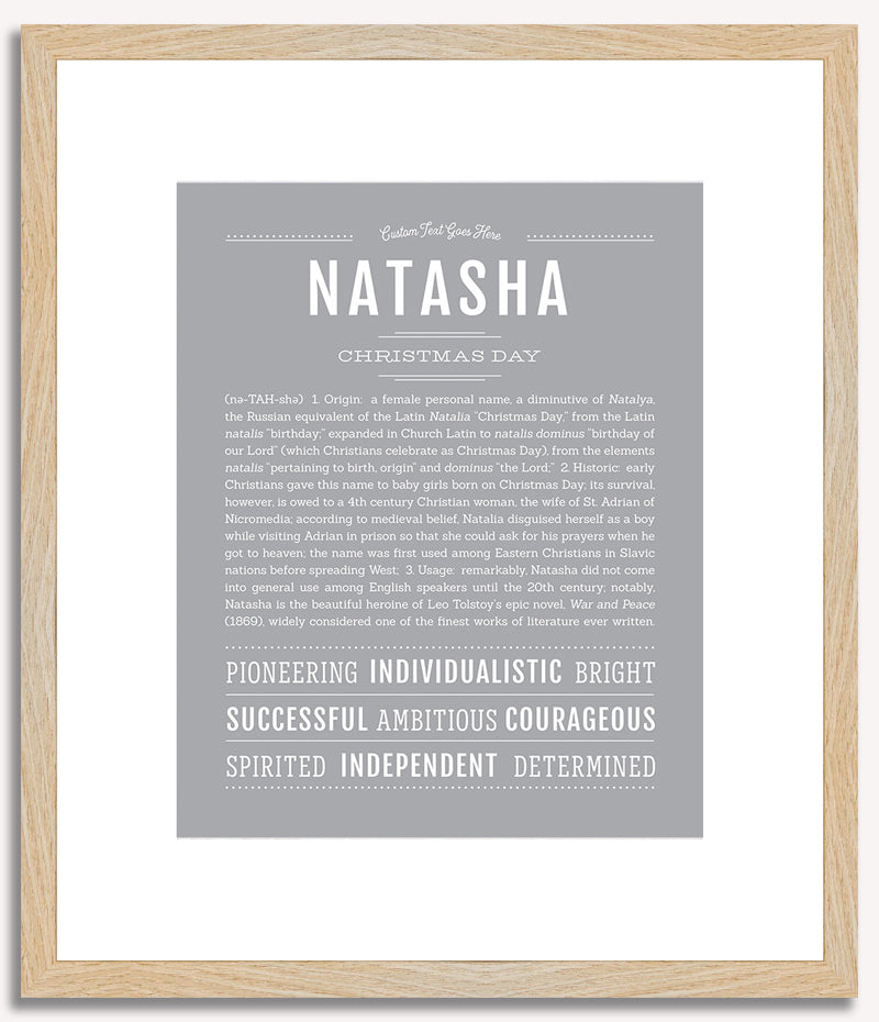 Natasha | Name Art Print