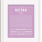 Frame Options | Lilac | White Frame, Matted