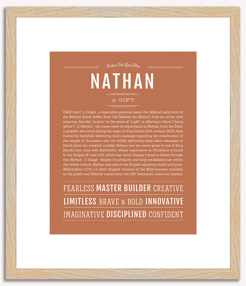 Nathan | Name Art Print