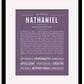 Frame Options | Deep Purple | Black Frame, Matted