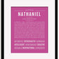 Frame Options | Dark Pink | Black Frame, Matted