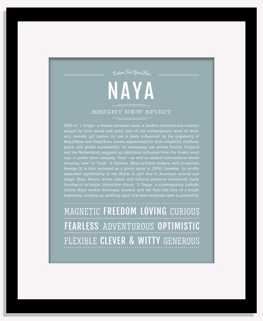 Naya | Name Art Print