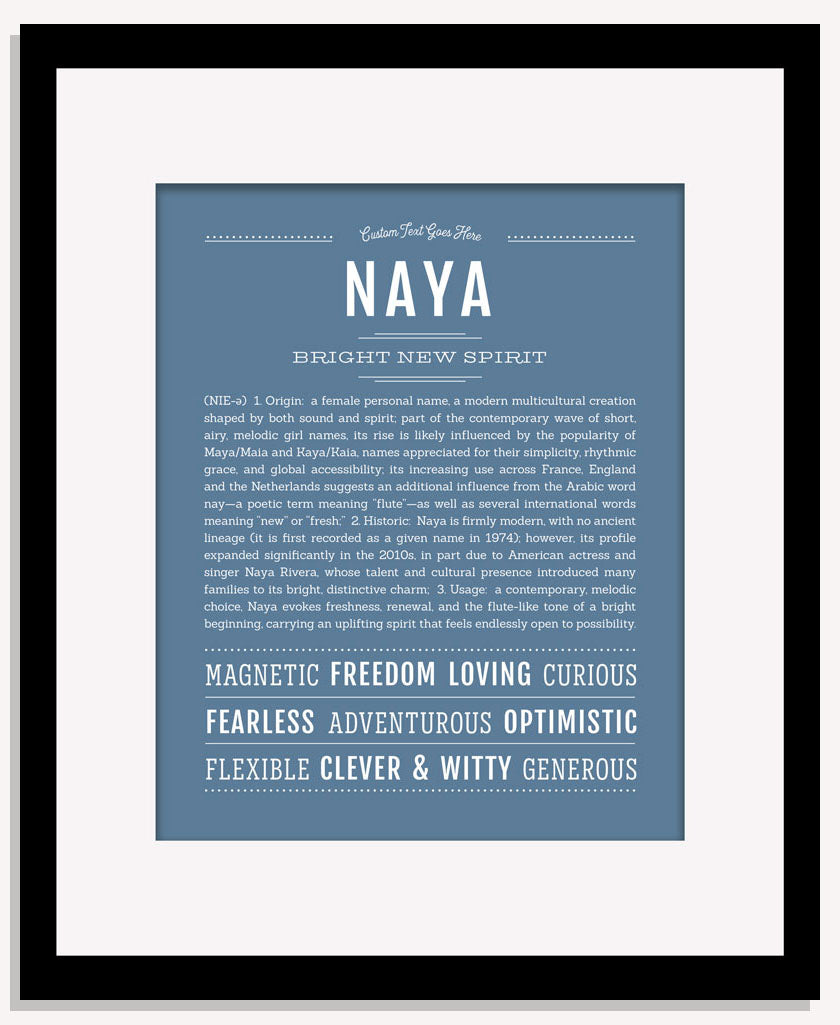 Naya | Name Art Print
