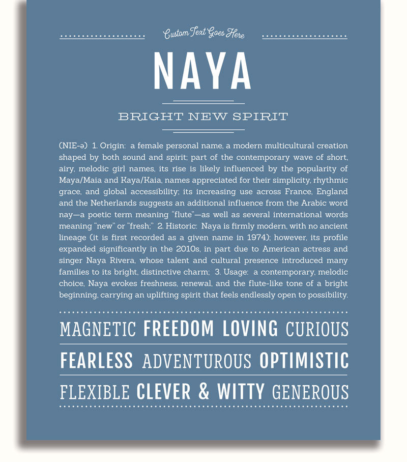 Frame Options | Steele Blue | White Frame, Matted