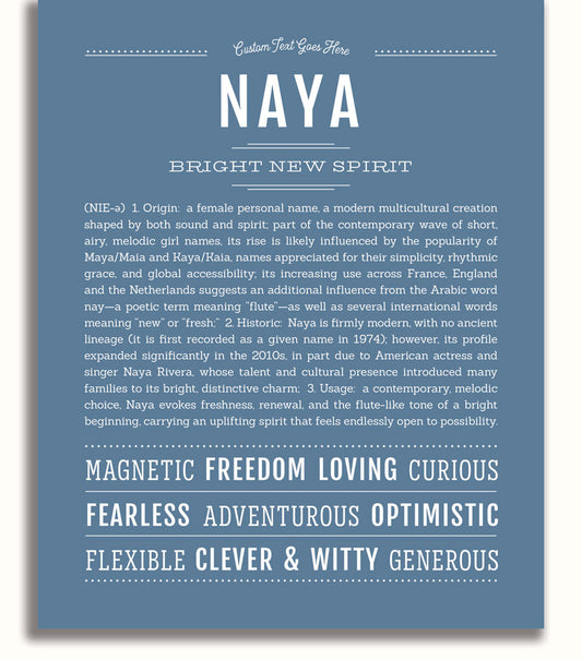 Frame Options | Steele Blue | White Frame, Matted