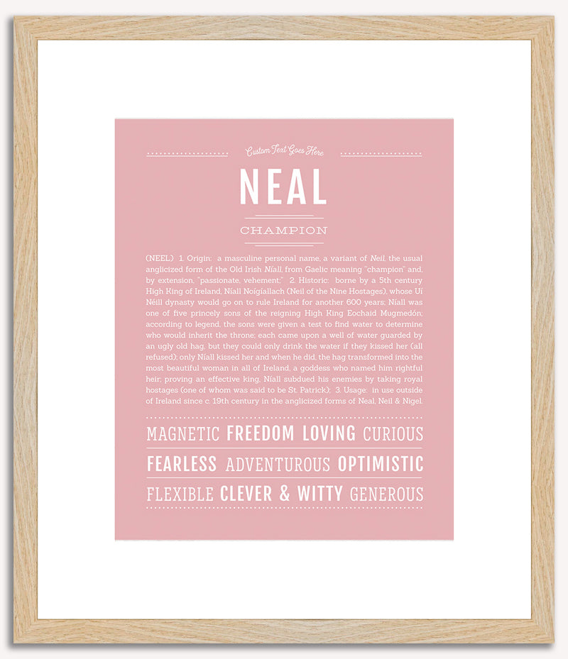 Neal | Name Art Print