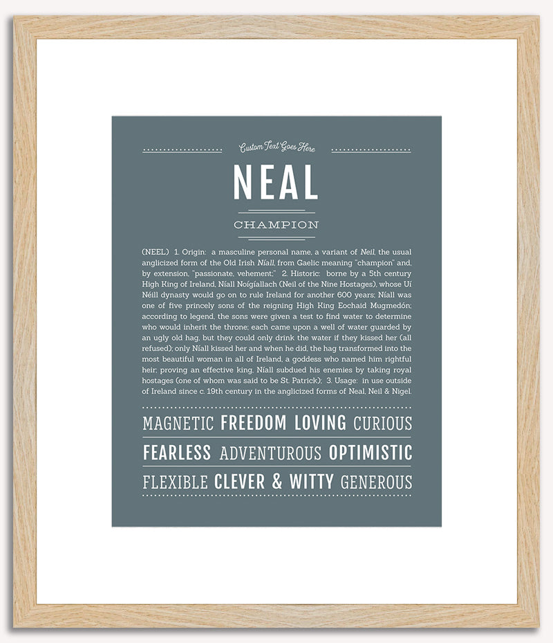 Neal | Name Art Print