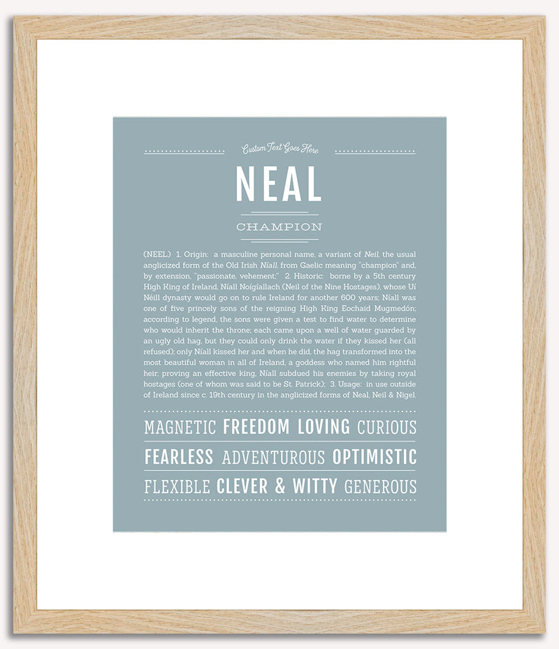 Neal | Name Art Print