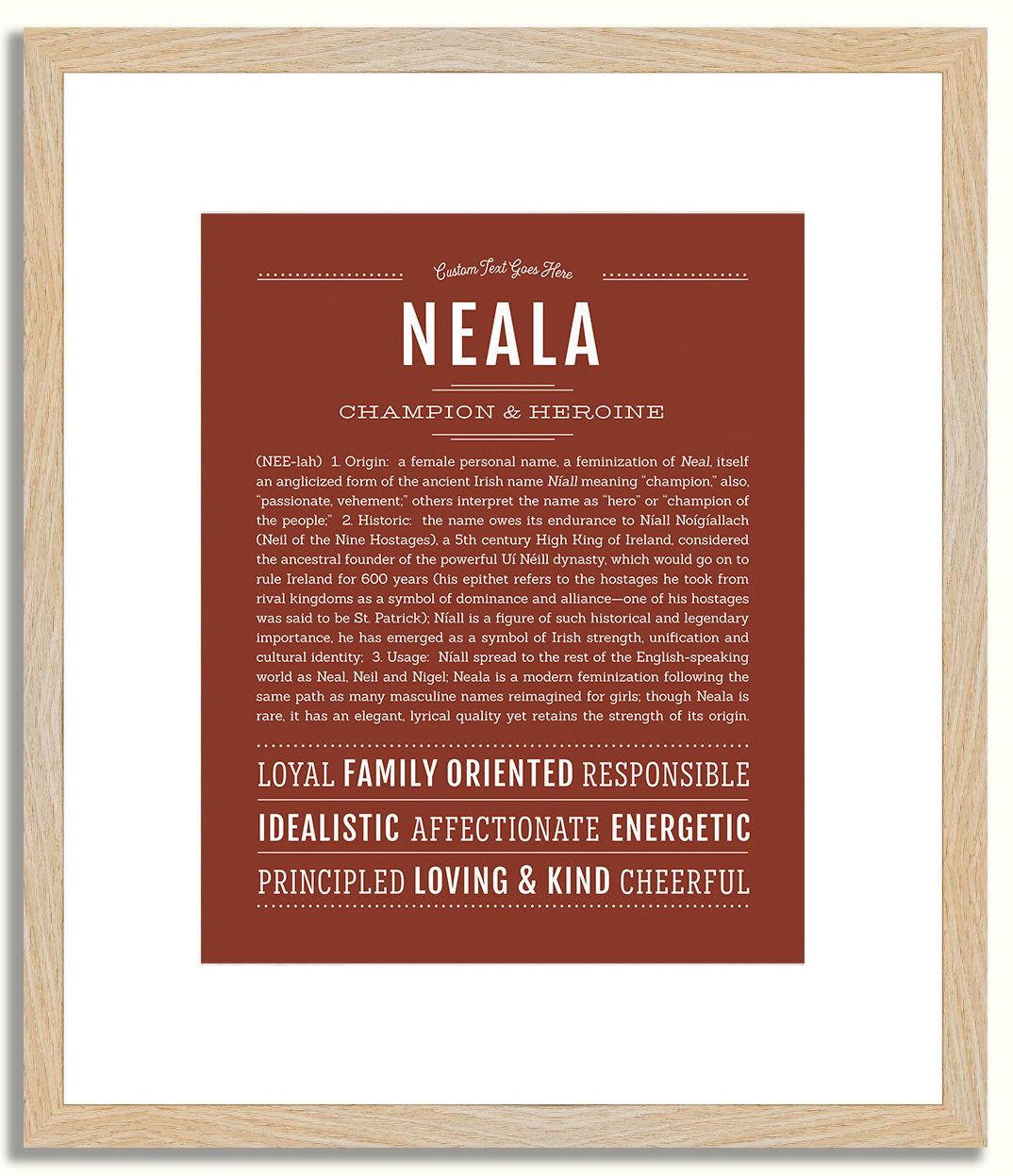 Neala | Name Art Print