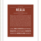 Neala | Name Art Print