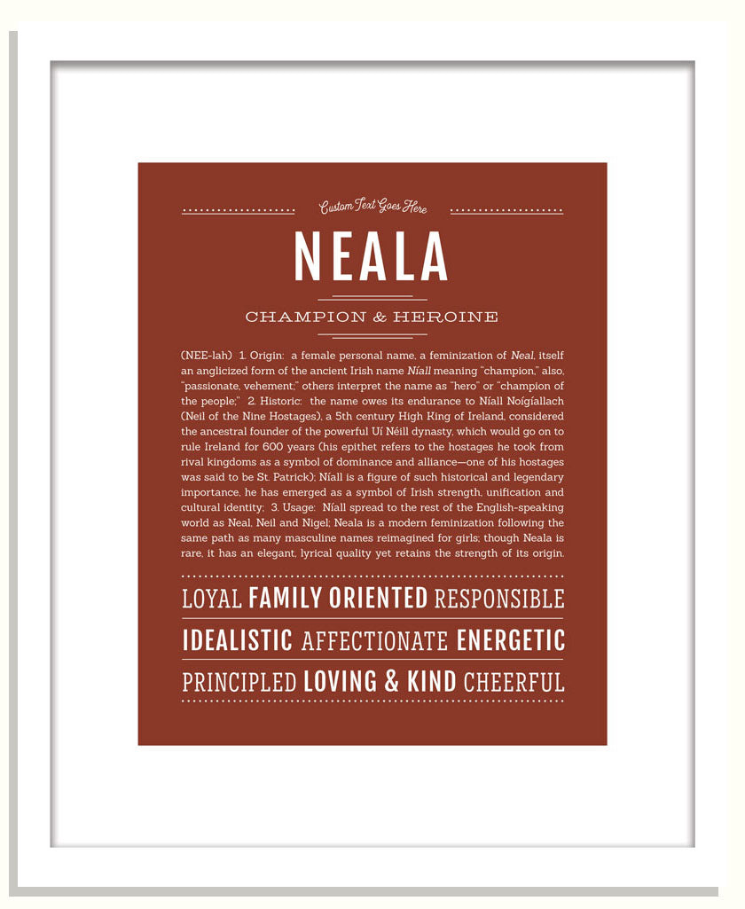 Neala | Name Art Print