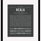 Neala | Name Art Print