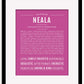 Neala | Name Art Print