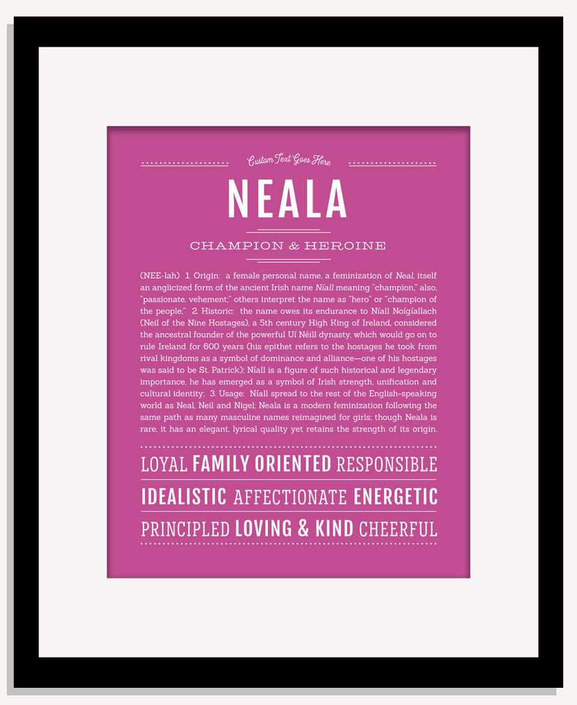 Neala | Name Art Print